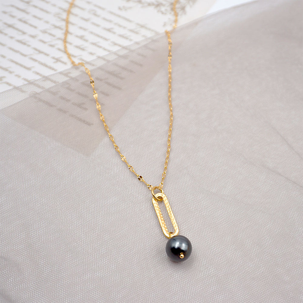 Titanium Steel Gold Plated Casual Simple Style Round Plating Pendant Necklace