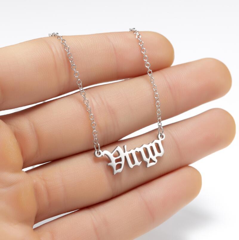 fashion constellation stainless steel necklace 1 piece