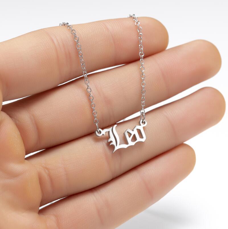 fashion constellation stainless steel necklace 1 piece